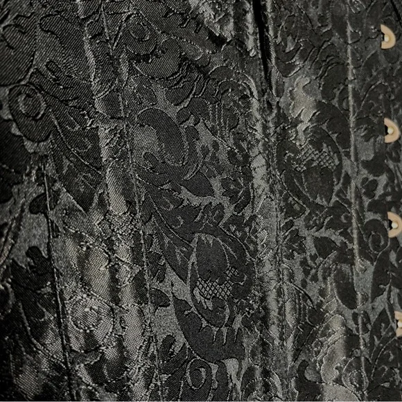 Corset Story Black Brocade Waist Taming
Overbust With Shoulder Straps 36 Waist - Picture 7 of 10